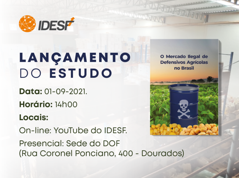 Convite ao lançamento em Dourados: O Mercado Ilegal de Defensivos Agrícolas no Brasil