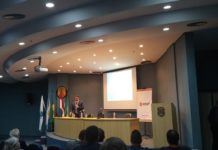 Superintendente Regional da PF do Paraná, Luciano Flores, faz palestra em Foz do Iguaçu